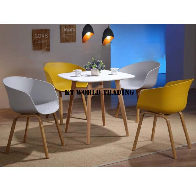 Designer Chair KT-56043RC & Restaurant Table KT-56042RT